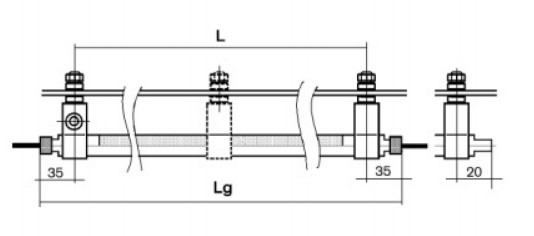GJ0002L 11X23 μέσος κυμάτων δίδυμος σφιγκτήρας λαμπτήρων σωλήνων υπέρυθρος με το ανοξείδωτο 6