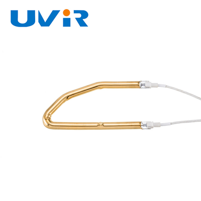 Καλή τιμή Σωλήνας θερμαντικού στοιχείου υπερύθρων μικρών κυμάτων 3D 1380W 230V με επίστρωση χρυσού σε απευθείας σύνδεση