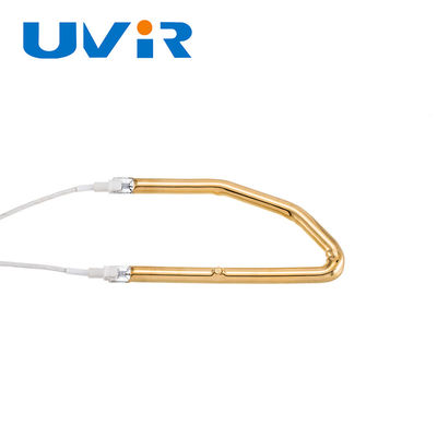 Καλή τιμή ο χρυσός 230V 1380W έντυσε τους υπέρυθρους θερμαστρών εκπομπούς θέρμανσης λαμπτήρων IR σωλήνων τρισδιάστατους σε απευθείας σύνδεση