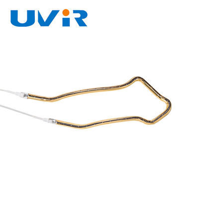 Καλή τιμή Σωλήνας 3D τύπου στοιχείου Quartz υπέρυθρης λάμπας θέρμανσης Σωλήνας με επίστρωση χρυσού σε απευθείας σύνδεση