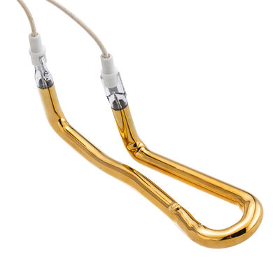 Καλή τιμή 230V 1660W Χρυσό 3D διαμορφωμένο υπέρυθρο εκπομπή θερμαντικό λαμπτήρα σε απευθείας σύνδεση