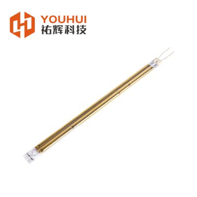 Καλή τιμή Χρυσό επικαλυμμένο διπλό σωλήνα βολφραμίου υπέρυθρου 1000W 220V σε απευθείας σύνδεση
