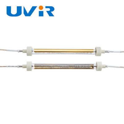 Καλή τιμή Λάμπα υπέρυθρης θερμότητας μεσαίου κύματος 120V 100W με χρυσό ανακλαστήρα σε απευθείας σύνδεση