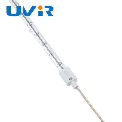 Καλή τιμή Λάμπα θέρμανσης χαλαζία υπέρυθρων μικρών κυμάτων 200-4000W Διαυγής ανακλαστήρας σε απευθείας σύνδεση