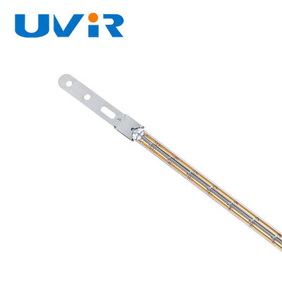 Καλή τιμή Υπέρυθρος λαμπτήρας 400V 3000W θερμαστρών χαλαζία σωλήνων γυαλιού με το χρυσό ανακλαστήρα επιστρώματος σε απευθείας σύνδεση