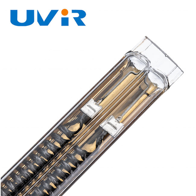Good price 230V 2500W χαλαζία υπέρυθρο θερμαστρών χρυσό επίστρωμα μορφής λαμπτήρων σωληνοειδές σε απευθείας σύνδεση