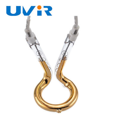 Καλή τιμή OD 52mm υπέρυθροι λαμπτήρες μικροκύματος για τη θέρμανση του χρυσού ανακλαστήρα σε απευθείας σύνδεση