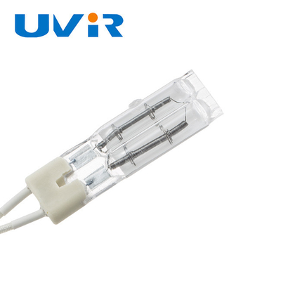 Καλή τιμή 115V 450W Δίδυμο σωλήνα υπέρυθρο θερμαντικό λαμπτήρα με γυαλί κουάρτζου σε απευθείας σύνδεση