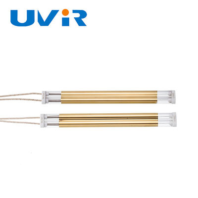 Καλή τιμή 1700W Επιχρυσωμένη Λυχνία Υπέρυθρης Ακτινοβολίας Μεσαίου Κύματος Quartz σε απευθείας σύνδεση