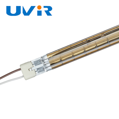 Καλή τιμή Κοντός λαμπτήρας 400V 5400W 11x23mm θερμότητας χαλαζία κυμάτων χρυσός ανακλαστήρας σε απευθείας σύνδεση