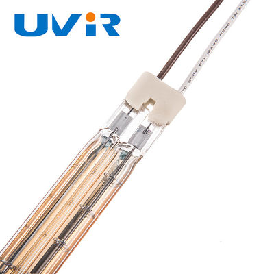 Καλή τιμή 5400W 11x23mm Χρυσόστρωτο λαμπτήρα θερμαντήρα IR για τυπογραφικές μηχανές σε απευθείας σύνδεση