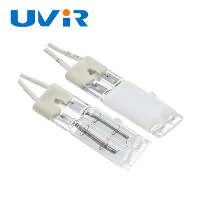 Καλή τιμή Λάμπα υπέρυθρης θέρμανσης διπλού σωλήνα με λευκή επίστρωση 450W 115V 11x23mm σε απευθείας σύνδεση