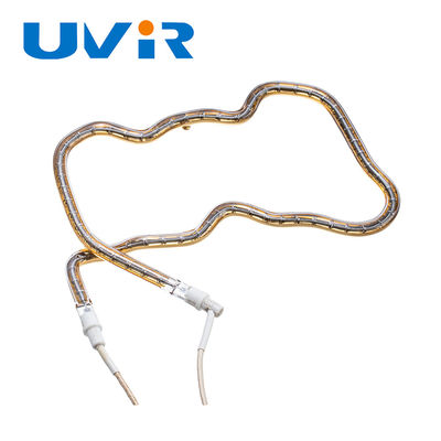 Καλή τιμή Προσαρμοσμένο Χρυσό Επιχρισμένο Χαλογόνο Κουαρτζικό υπέρυθρο Θερμαντικό Φως 150-6000W σε απευθείας σύνδεση