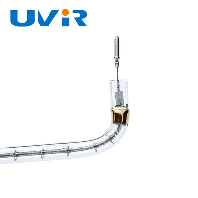 Good price 200-4000W Κουάρτζος θερμαντήρας τύπου U Χαλογόνος σωλήνας, 2D Διαφανείς λαμπτήρες μικρών κυμάτων σε απευθείας σύνδεση