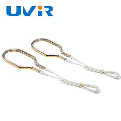 Good price Μικρό κύμα Χρυσή επικάλυψη 39-606mm Δαχτυλίδι υπέρυθρα λαμπτήρες Βόλφστραμ Κουαρτζικό γυάλινο σωλήνα σε απευθείας σύνδεση