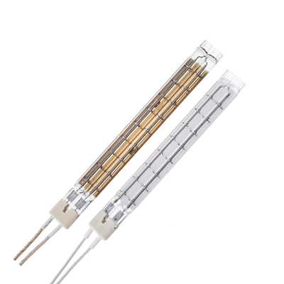 Χρυσό επιχρισμένο 1200W Twin Tube Halogen υπέρυθρο θερμαντικό λάμπα