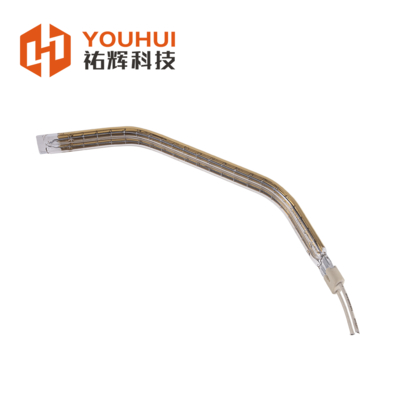 OEM Χρυσό επιχρισμένο υπέρυθρο σωλήνα θερμαντικού στοιχείου 150-6000W