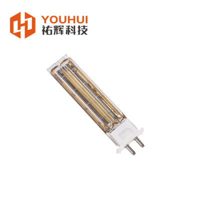 420W 120V Twin Tube υπέρυθρο λαμπτήρα με χρυσή επίστρωση για 3D εκτύπωση