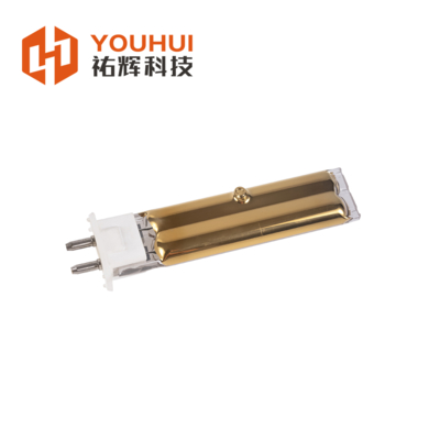 420W 120V Διπλή Σωλήνα Quartz υπέρυθρη λάμπα θέρμανσης για βιομηχανική ξήρανση