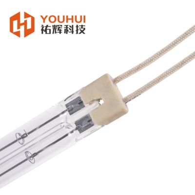 Διαυγές φως υπερύθρου με δίδυμο σωλήνα κουαρτζ 200-6000W 55-575V TC01 βάση