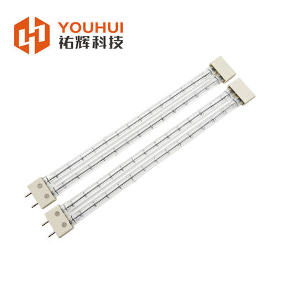 Καλή τιμή 1850W 400V Single Tube Quartz Infrared Lamp με συνολικό μήκος 328mm για αποδοτική θέρμανση σε απευθείας σύνδεση