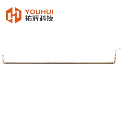 Καλή τιμή 45-480V Twin Tube Gold Coating Infrared Heating Lamp Halogen Heater Tube για βιομηχανικές εφαρμογές σε απευθείας σύνδεση