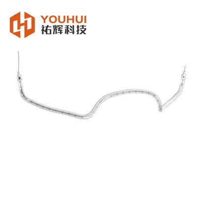 150-6000W λευκή επικάλυψη υπέρυθρου θερμαντικού στοιχείου σωλήνα με 5000 ώρες διάρκεια ζωής για βιομηχανική θέρμανση