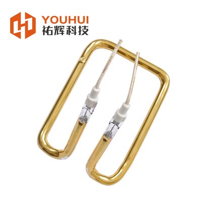 Καλή τιμή Σωλήνας θερμαντικού στοιχείου υπερύθρων 150-6000W με διάρκεια ζωής 5000-20000 ώρες και απόδοση θερμότητας 85% για βιομηχανικές εφαρμογές σε απευθείας σύνδεση