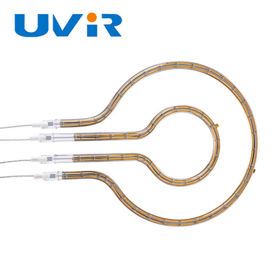 Λυχνία υπέρυθρης ακτινοβολίας 1950W Quartz Ring 208V Βιομηχανικός θερμαντήρας