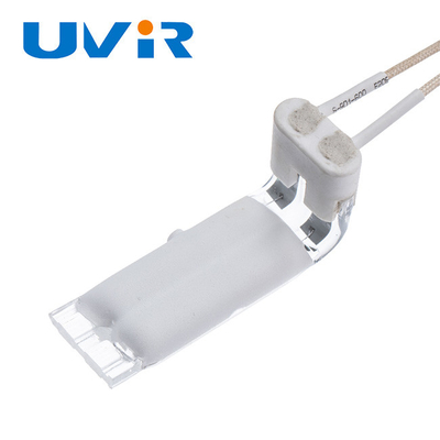 UVIR 3D L-Type Λευκή Επίστρωση Στοιχείο Θέρμανσης Υπέρυθρης Ακτινοβολίας Χαλαζία 1100W 115V