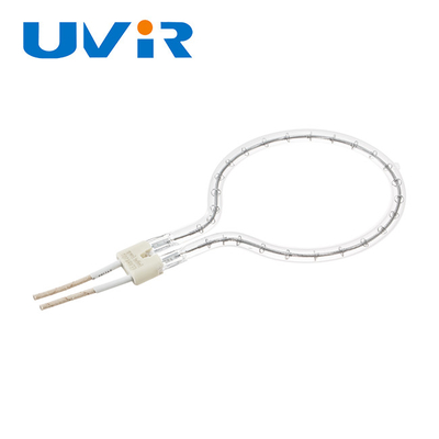 Καλή τιμή 230V 1850W Διαφανής Λυχνία Υπέρυθρης Ακτινοβολίας με Δακτύλιο από Χαλαζία σε απευθείας σύνδεση