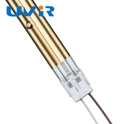 υπέρυθρος λαμπτήρας 15x33mm IRP για την εκτύπωση, χρυσοί υπέρυθροι εκπομποί χαλαζία επιστρώματος