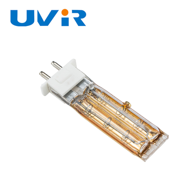 Good price Δίδυμη σωλήνων TC04 500W 115V θερμάστρα λαμπτήρων χαλαζία υπέρυθρη με το χρυσό ανακλαστήρα σε απευθείας σύνδεση
